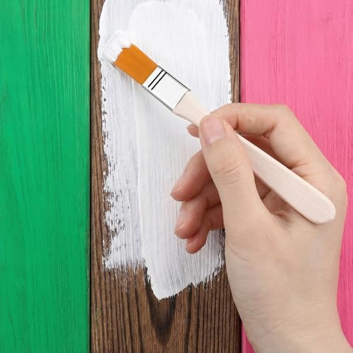 20 Pcs Touchup Paint Brush,Touch Up Paint Brushes for Walls,5 Inch Soft Bristle Trim Painting Tool with Wood Handle for Walls Furniture Cabinets Fences