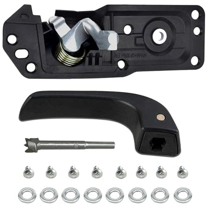 Interior Inside Front Right Passenger Door Handle Compatible with 2007-2014 Chevy Silverado Avalanche Suburban Tahoe Escalade Sierra Models, Replace OE# 80375,20833602 - color: Right Passenger Side