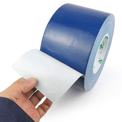 BOMEI PACK Dark Blue Sticky Duct Tape Heavy Duty Strong Industrial Color Duct Tape 3.6inch x 72yds for Packing and Repairing 1Pack - color: Dark Blue