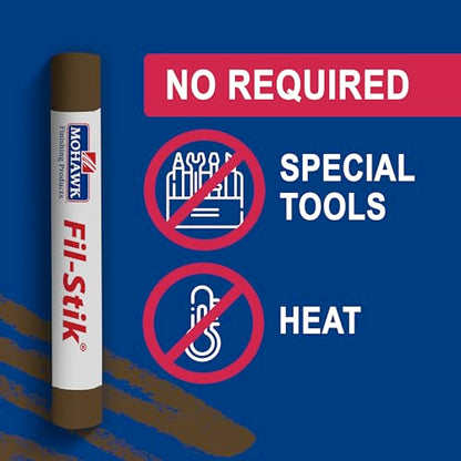 Mohawk Fil-Stik Wax Putty Stick, Dark Cherry M231-0390, 1 Count - color: Dark Cherry