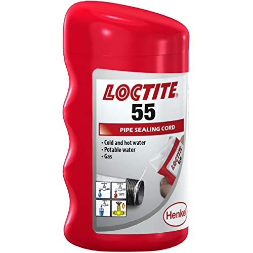 Loctite 55 Pipe Sealing Thread Cord for Water and Gas Leak Fix - Size 150m