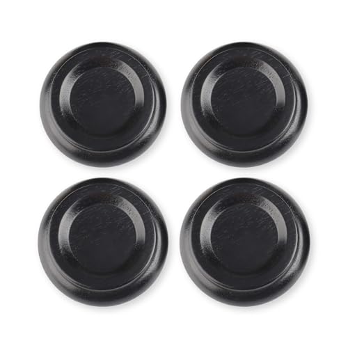 Upright Piano Caster Cups,Premium Quality Hardwood Piano Caster Pads Furniture Leg Pad Set of 4,with Non-Slip Moisture-Proof& Anti-Noise Felt Pads for Hardwood Floor Protectors ((Hardwood-Black) - color: Hardwood-black
