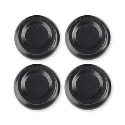 Upright Piano Caster Cups,Premium Quality Hardwood Piano Caster Pads Furniture Leg Pad Set of 4,with Non-Slip Moisture-Proof& Anti-Noise Felt Pads for Hardwood Floor Protectors ((Hardwood-Black) - color: Hardwood-black