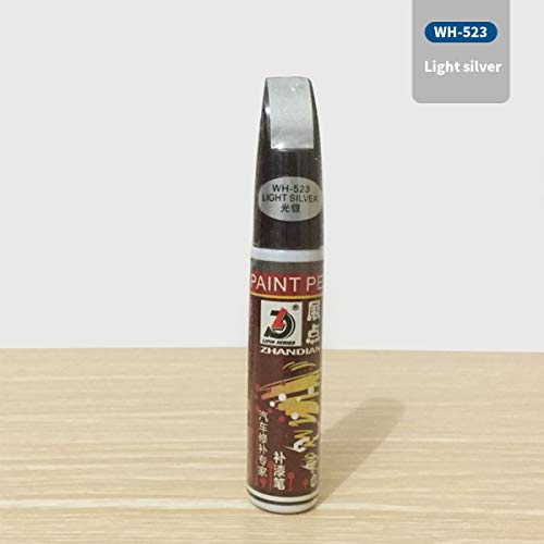 Fill Paint Pen Car Scratch Repair Black Touch Up Paint Special-purpose Paint Touch-up Pen Multi-color Optional for Various Cars (bright silver) - color: bright silver