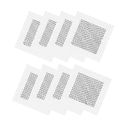 6pcs Drywall Repair Kit –4" x 4" Self-Adhesive Wall Patch，Fiberglass Mesh & Aluminum Metal Drywall Patch for Large Holes Sheetrock Ceiling & Plaster - size: 4 in