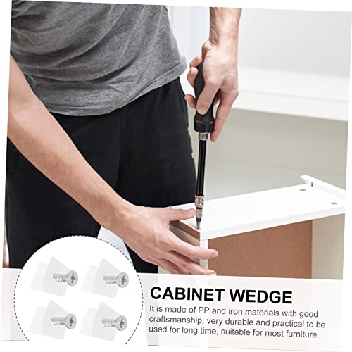 ARTIBETTER 200pcs Mending Wedges Corner Braces for Furniture Reinforcement Repair Kit for Dresser