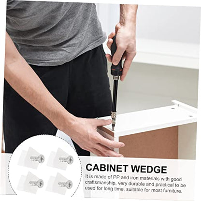 ARTIBETTER 200pcs Mending Wedges Corner Braces for Furniture Reinforcement Repair Kit for Dresser