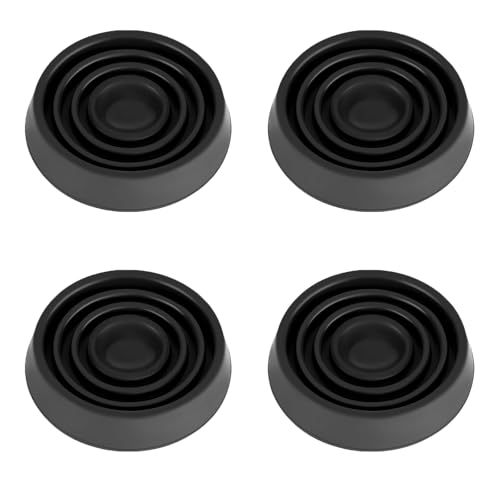 Furniture Coasters, 1.5X1.5 Rubber Caster Cups Non Slip Furniture Pads Non Skid Furnitures Grippers Anti Slide Floor Protector for Bed Couch Table Chair Stoppers - 4 Pack, Black - color: Black, size: 1.5” 4pcs - new