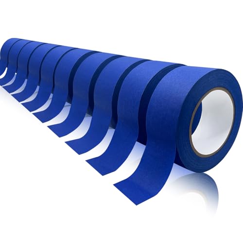 Premium Painter's Tape, 10 Rolls Blue Tapes Painters Tape, 1.88in x 60.1yds, General Purpose Masking Tape, Multi-Surface Painting Tape for Painter, DIY Crafts Arts, Indoor & Outdoor Use, Easy Removal - size: 10 Rolls, 1.88" x 60.1 Yds