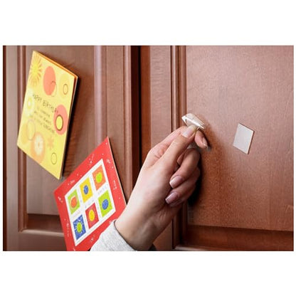 Scotch Restickable Squares, 0.5"x0.5", 72 Count, Clear Double-Sided Mounting Pre-Cut Squares, Remove Cleanly, Photo-Safe Adhesive, Mess-Free Application (R103) - size: 1/2" Square, style: 72 Count