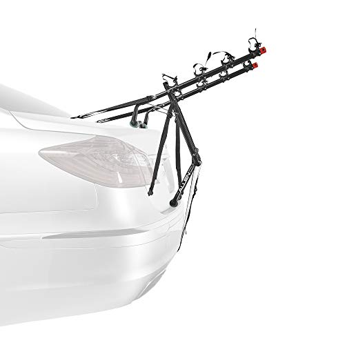 Allen Sports Deluxe 4-Bike Trunk Mount Rack, Model 104DB-R , Black - color: Red/ Black, size: 4-bike, style: Bike Rack