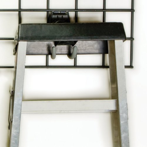 Organized Living - 7115561250 Activity Organizer Work Hook, 75 lb Capacity Granite Gray - style: Work Hook