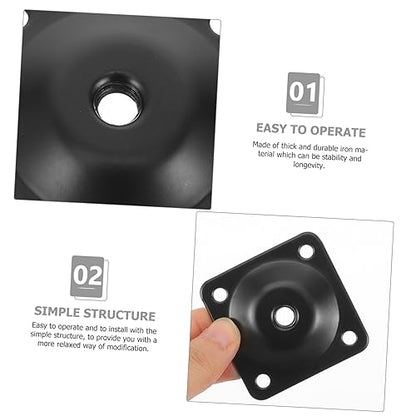 1set Table Leg Connector Flat Mounting Plates for Furniture Repair Heavy-Duty Brackets for to Tables Chairs Sofas More
