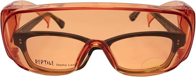 Calabria Fit Over Safety Glasses | Polarized Sunglasses Over Glasses | Wrap Around Anti-Fog | Scratch Resistant | Unisex - color: Clear/Orange/Yellow (3 Pack)