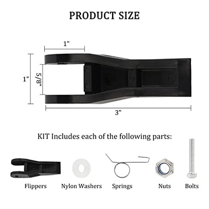 29-1 Lock Flipper Kit for Wer-ner Ladder, Extension Ladder Lock Flipper Compatible with Wer-ner/Louisville/Keller Aluminum & Fiberglass Ladders Rung Locks, Extension Ladders Parts - size: 29-1 Lock Flipper Kit