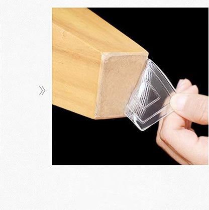 8Pack Non Slip Furniture Pads – Premium 3” Furniture Grippers! Best SelfAdhesive Silicone Feet Furniture Legs– Ideal Non Skid Furniture Pad Floor Protectors for Fix in Place Furniture