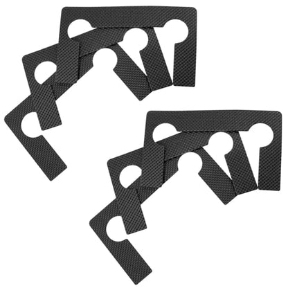 15PCS Shower Door Hinges Replacement Kit Black Anti-Slip Gasket Door Hinge Gasket Glass Shower Door Repair Kit