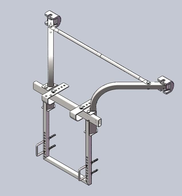 Ladder Stabilizer,Extended Ladder Stabilizer Accessory for Roof Gutter Guard＆Wall,Ladder Stand-Off Heavy Duty Steel Wing Span/Wall Ladder Standoff with Non-Slip Rubber Bottom pad(Silver Gray-Steel) - color: Silver Gray-Steel