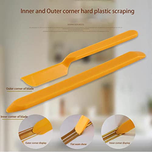 Grout Removal Tool Caulking Tool kit 2 Pcs,Sealant Grout Finishing Tool for Finishing Outside and Inside Corner, Sealant Sealing Tool for Kitchen Bathroom Window Sink Joint Tile