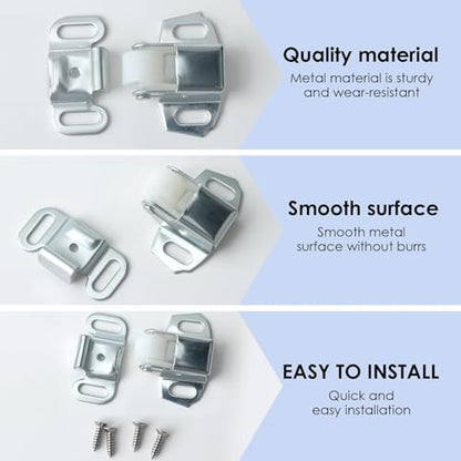 Mailbox Replacement Roller Catch Latch, Durable Roller Catch Latch with Screws for Mailbox Door Repair, Cabinet Doors, RVs, Campers, and Kitchen Hardware (1 Pc) - color: 1 Pc