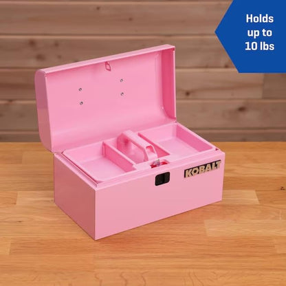 K.balt Retro Portable Mini Toolbox Pink Steel Tool Box - color: Pink, size: Retro