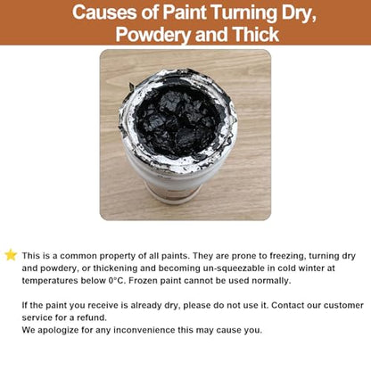 6.35 fl oz Wood Touch-Up Paint for Doors, Cabinets, Furniture & Metal Surfaces | Multi-Surface Scratch Repair | Quick-Drying Formula | Easy Application,White+Black - color: White+Black