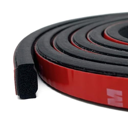 Foam Rubber Seal Strip, Self-Adhesive Rectangle EPDM Rubber Weather Stripping for RV, Boat, Auto, Truck, Marine, Garage Doors/Window and More, W:0.5"; H:0.25",30FT - size: (0.5inch ; 0.25inch)30ft