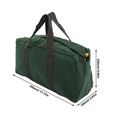 Garosa 18 Inch Tool Bag Large Capacity Wide Mouth Hardware Tool Bag Portable Heavy Duty Portable Hand Tool Tote for Carpentry Electrician - size: 18 Inch