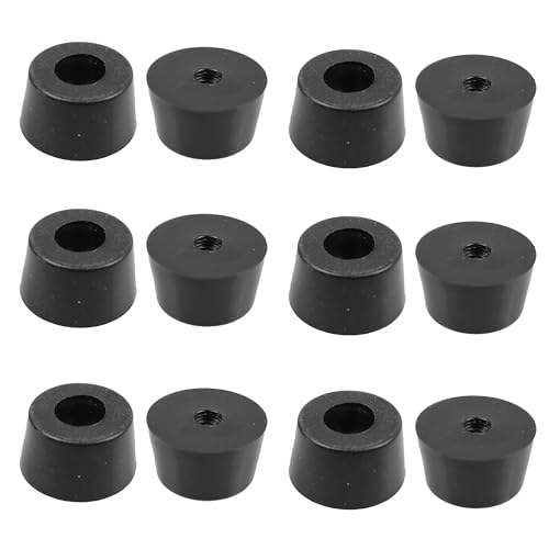 Rubber Cone-Shaped Machine Foot Shock-Absorbing pad, Instrument Chassis pad,Table and Chair Anti Slip Foot pad - size: 25*20*13