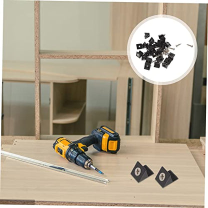 100pcs Shelf Support Accessories Fastener Easy Install Plastic Furniture Repair - size: 2.5X1.3CM