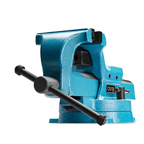 Capri Tools 10515 Ultimate Grip Forged Steel Bench Vise, 4" - size: 4"