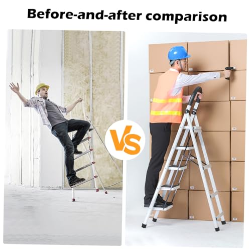 ORFOFE 2pcs Non-Slip Mats for Ladder Folding Ladder Foot Pad Feet Protector Cover