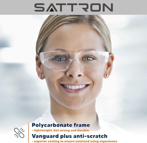 Clear Safety Glasses Bulk of 50, ANSI Z87.1 Eye Protection for Women Men, Scratch & Impact Resistant Protective Glasses, Ideal for Lab, Construction, Shooting - color: 50pack Clear Lens
