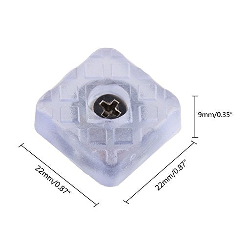 20pcs Square Furniture Pads,ULIFESTAR Furniture Feet Glides Sliders Carpet Saver Hardwood Floor Protectors Surface Protection for Chair Table Sofa Couch Leg Caps Non Slip Furniture Grippers (Blue) - color: Light Blue
