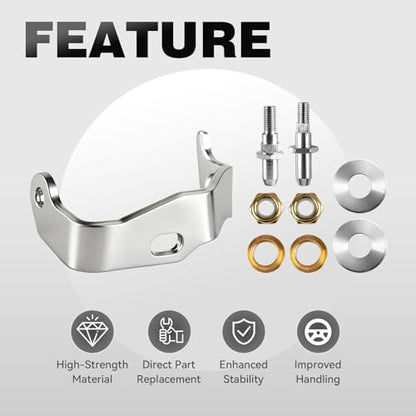 38456 Door Hinge Pin and Bushing Kit Compatible with Chevy Silverado GMC Sierra Yukon Cadillac, Front Left Driver Side, # 6038456 89025539