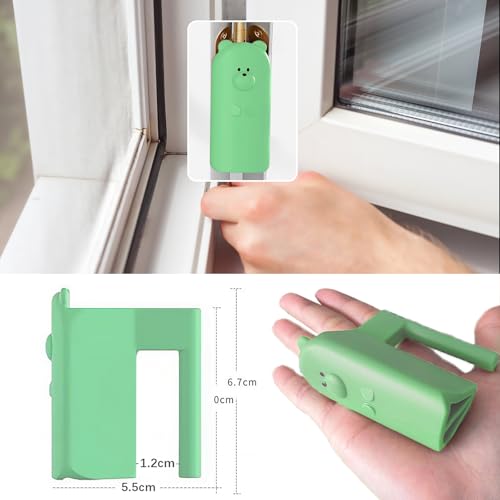 Door Pinch Guard,Slam Stoppers,Soft Stopper Hinge,Hanging Rubber Wedge,Green,2PCS - color: Greenx2