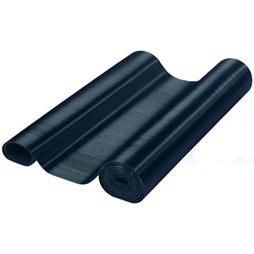 Defender 0.7m x 10m Fine-Grooved Mat - Black