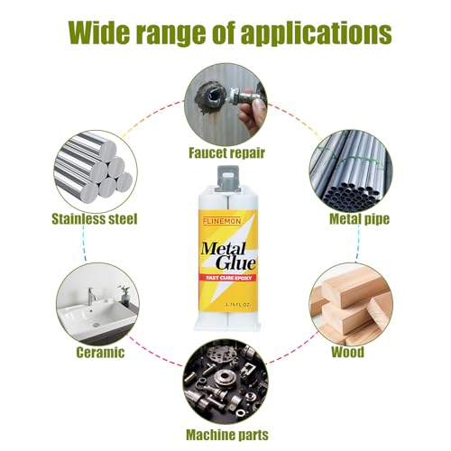 Metal Glue, 2 Part High Strength Liquid Welding Glue, Heat Resistant Repair, Metal Epoxy Weld, Heavy Duty for Welding Aluminum, Metals, Stainless Steel, Plastics, Wood - size: Metal Glue 3PCS
