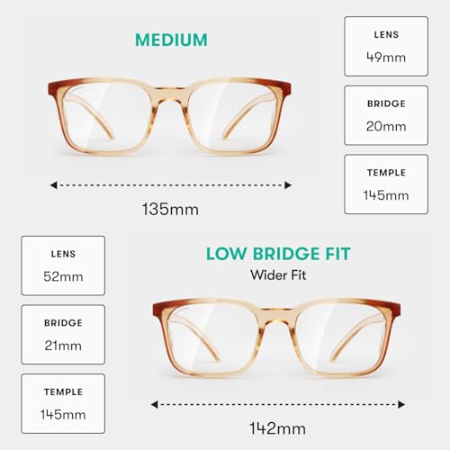 Stoggles Rectangle Z87.1 Certified Safety Glasses, Blue-Light, UV Blocking Lens, Top & Side Shield, Anti-Fog, Stylish Eyewear - color: Antique, size: Medium Low Bridge Fit