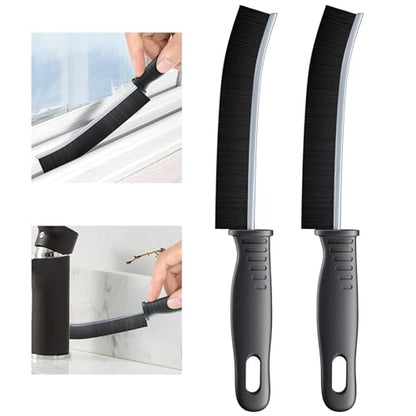 Ultimate Window & Sliding Door Track Cleaning Kit – 2 Multi-Task Brushes for Removing Dust, Dirt, and Debris with Ease