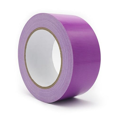Multi Purpose Purple Duct Tape 2 Inch X 33 Yards, Heavy Duty Strong Adhesive Tape, No Residue, Waterproof All Weather, Tear by Hand, Industrial Repairs (Purple, 2 Inches x 33 Yards) - color: Purple, size: 2 Inches x 33 Yards