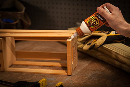 Gorilla Wood Glue; 8 Ounce Bottle; Natural Wood Color; (Pack of 8) - size: 8 Ounce (Pack of 8)