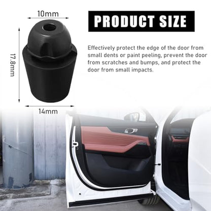 povtii 10 PCS Car Door Overslam Bumper Stopper, Rubber Auto Front Rear Door Shock Absorber Guard Cushion, 8219128010 Door Dampers Buffer Pad, Door Side Protection Car Accessories
