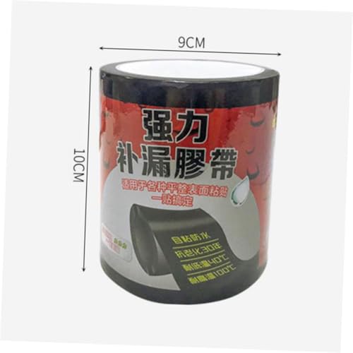 jojofuny Waterproof Sealant Tape Black PVC Self-Adhesive Repairing Tape for Pipe Leak Sealing Industrial Grade for Plumbing and HVAC Applications