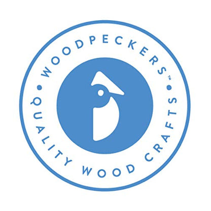Woodpeckers 3/4-inch Unfinished Small Wooden Knobs - Pack of 25 for Cabinets, Dressers, Drawer Pulls, Furniture Replacement, and Crafts - size: 3/4 Inch