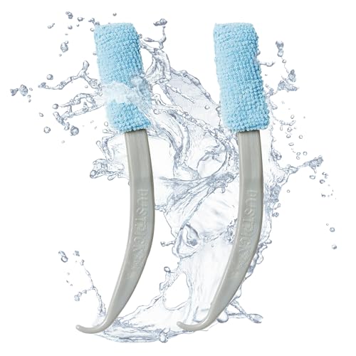 Reusable Microfiber Duster & Crevice Cleaning Brush | Versatile Cleaning Tools for Blinds, Window Tracks, Shutters, Baseboards, Kitchen Gaps | Microfiber Window & Space Cleaner (Pack of 2)