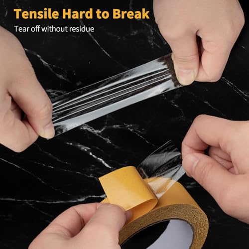 Ultra-Thin Clear Double Sided Tape Heavy Duty 2Inch X 66Feet Two Sides Strong Stick Mounting Adhesive Tape For Rug Fixed,DIY Crafts,Poster,Arts,Fixed Clothes,Paste Photo,Scrapbook,Gift Wrap,Woodworker - size: 2Inch x 66Feet