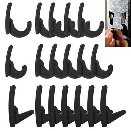 Universal Hooks for Garage Shelving and Industrial Storage Racks Compatible with Keyhole Slots, Including J&L Heavy-Duty Hooks for Garage Shelving - UV-Resistant, Holds up to 40 lbs.