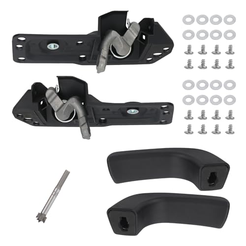 APPERFiT Interior Door Handle Repair Kit (Pair) Compatible with 2007-2014 Chevy Silverado GMC Sierra 1500/2500 HD / 3500 HD Replaces 20833606 20871488 20833602 20871483 - size: Pair