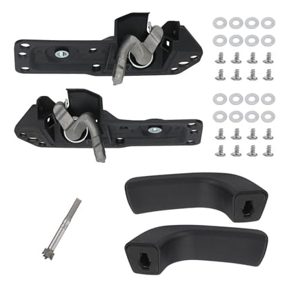 APPERFiT Interior Door Handle Repair Kit (Pair) Compatible with 2007-2014 Chevy Silverado GMC Sierra 1500/2500 HD / 3500 HD Replaces 20833606 20871488 20833602 20871483 - size: Pair